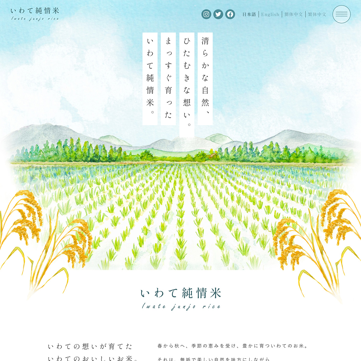 いわて純情米